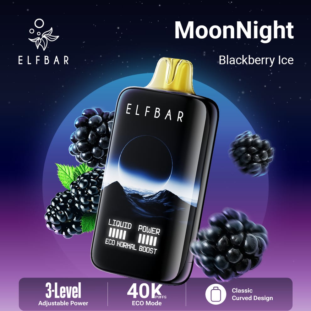 Elfbar Moonnight 40K Puffs Disposable Vape – 50mg/5% Nicotine – Dubai Edition
