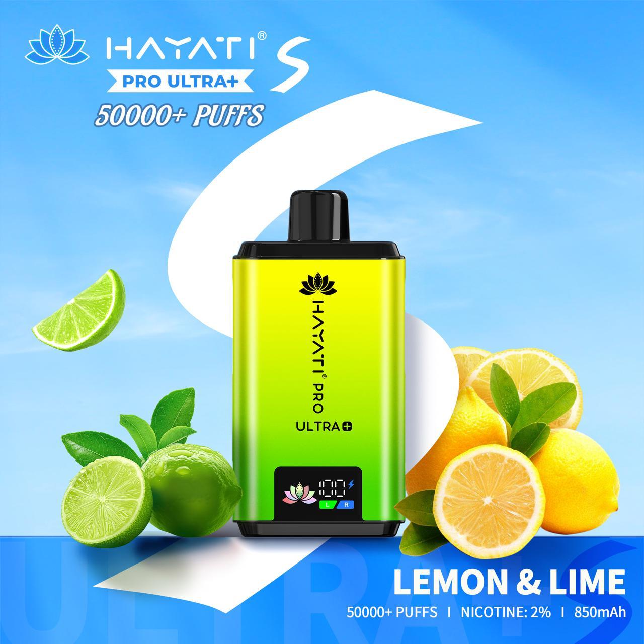 Hayati Pro Ultra+ 50000 Puffs Disposable Vape 50mg in Dubai UAE flavor image