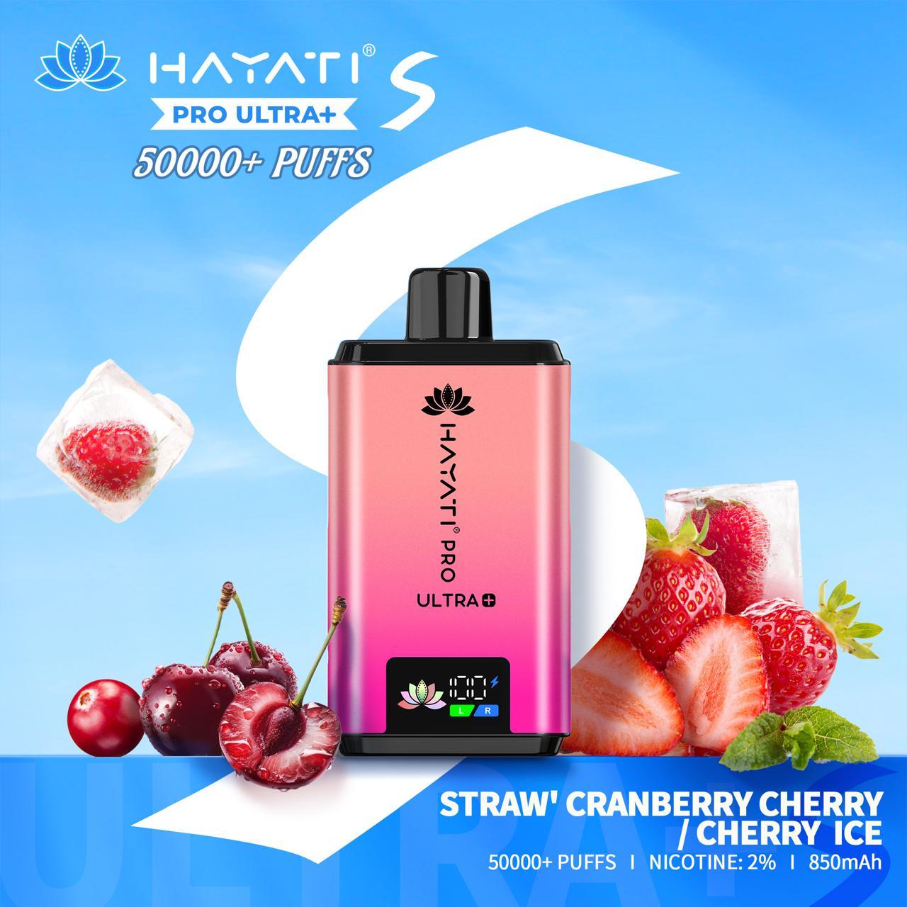 Hayati Pro Ultra+ 50000 Puffs Disposable Vape 50mg in Dubai UAE flavor image